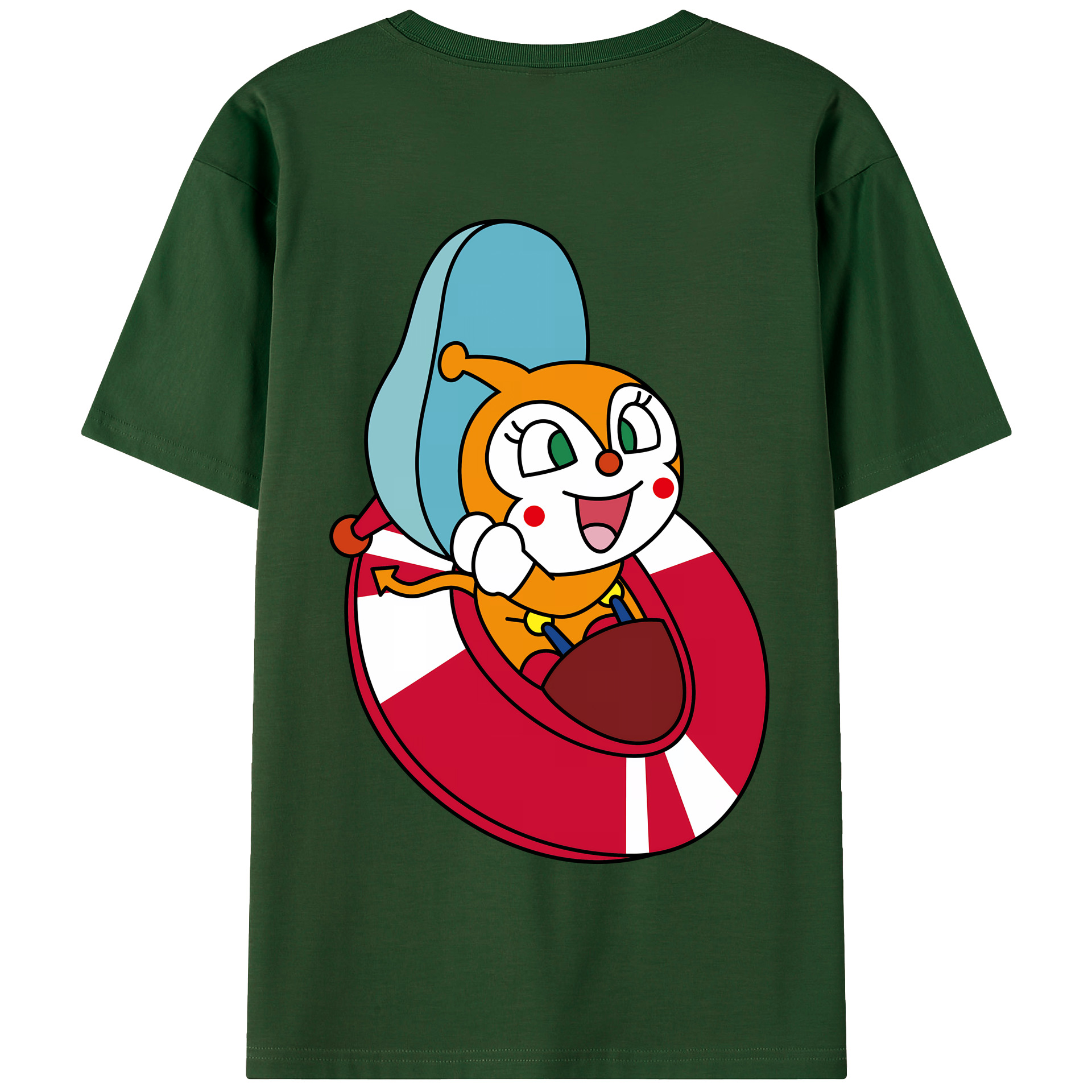 （画像用） アンパンマン Anpanman 綿100％半袖Tシャツ（背面プリント）
